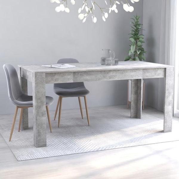 Dining Table White 63"x31.5"x30" Chipboard - Regeneration Zone