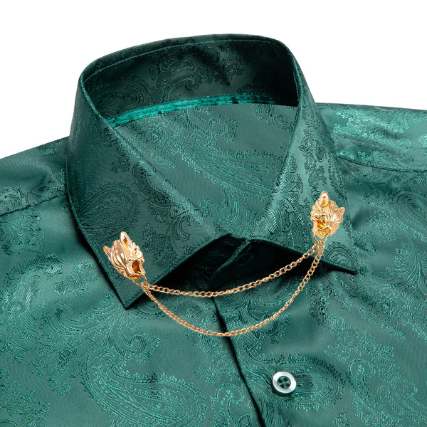 Elegantly Crafted Dark Purple Silk Shirt - Luxury Meets Comfort