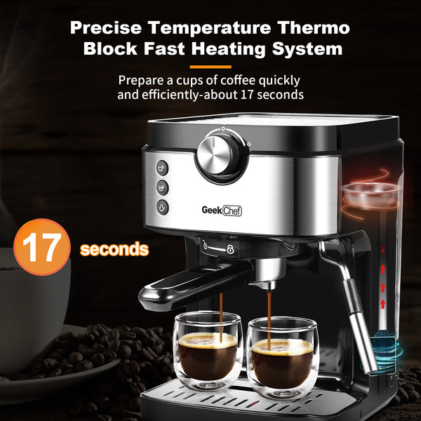 Espresso Machine 20 Bar Coffee Maker Machine - Regeneration Zone