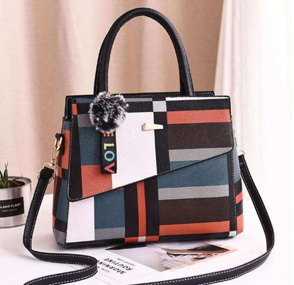 Patchwork Casual Large Shoulder Handbag - Regeneration Zone