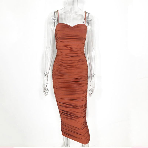  Sexy Spaghetti Straps Ruched Party Dress  - Regeneration Zone