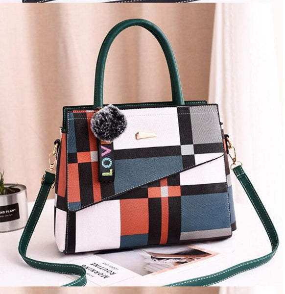 Patchwork Casual Large Shoulder Handbag - Regeneration Zone