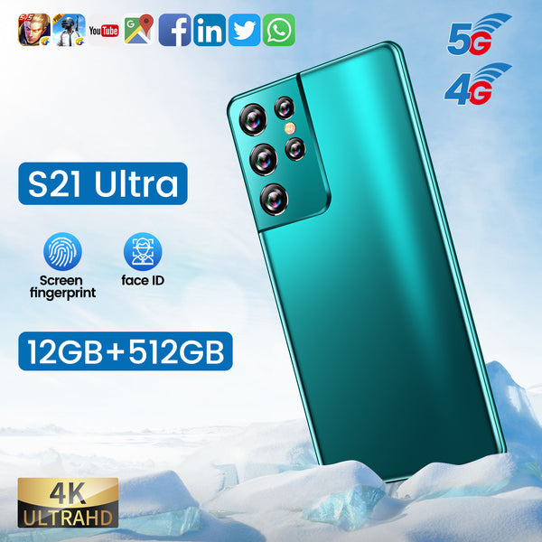 Big Screen Android S21U Ultra Smartphone 512 GB (Unlocked) - Regeneration Zone