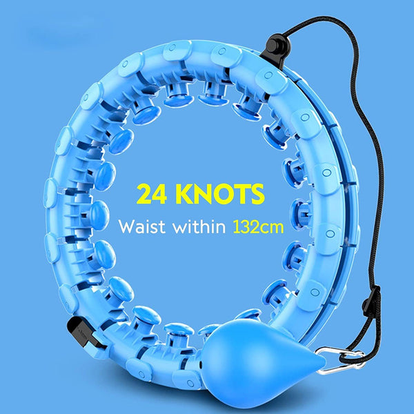 24 Detachable Knots Adjustable Smart Hula Hoop Weight Loss Exercise SP - Regeneration Zone