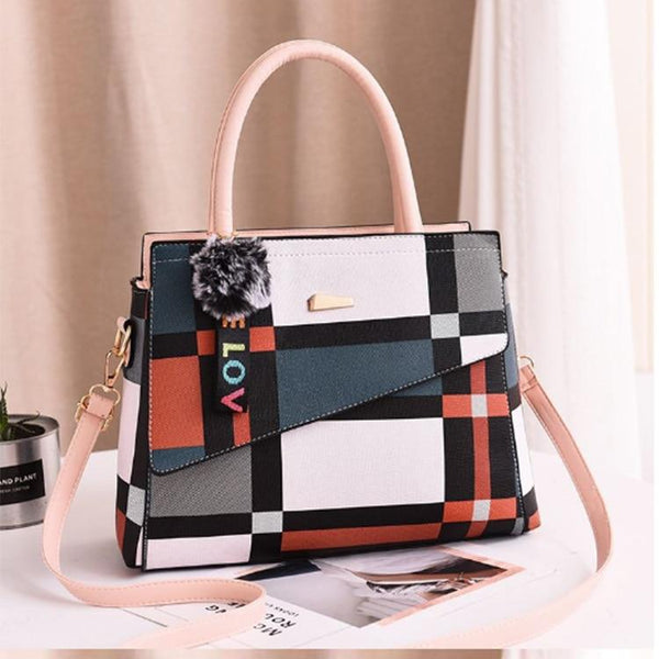 Patchwork Casual Large Shoulder Handbag - Regeneration Zone