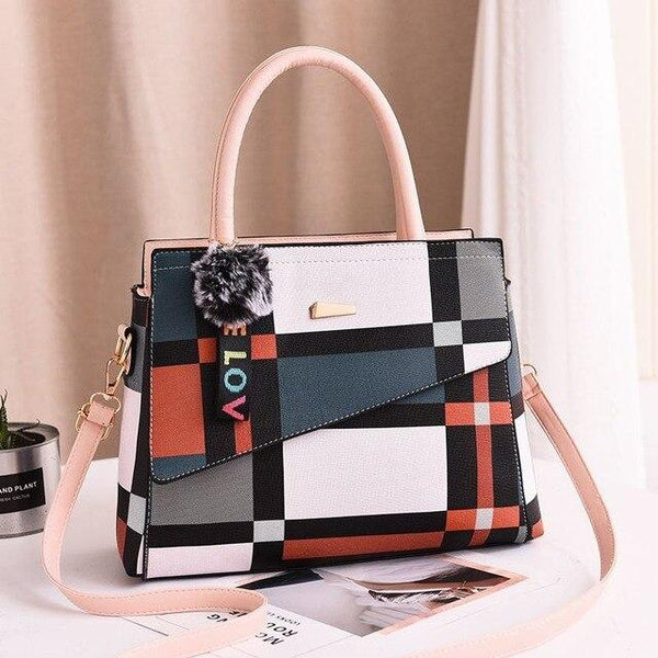 Patchwork Casual Large Shoulder Handbag - Regeneration Zone