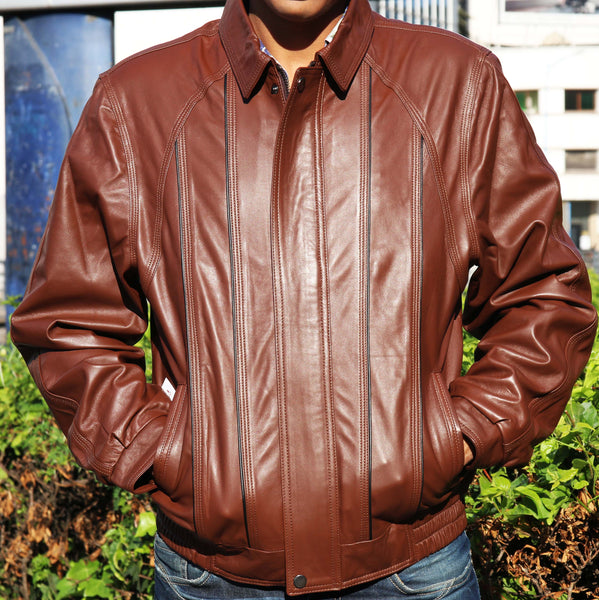 Theo - Leather  Jacket  for Men - Leather Genuine - Regeneration Zone