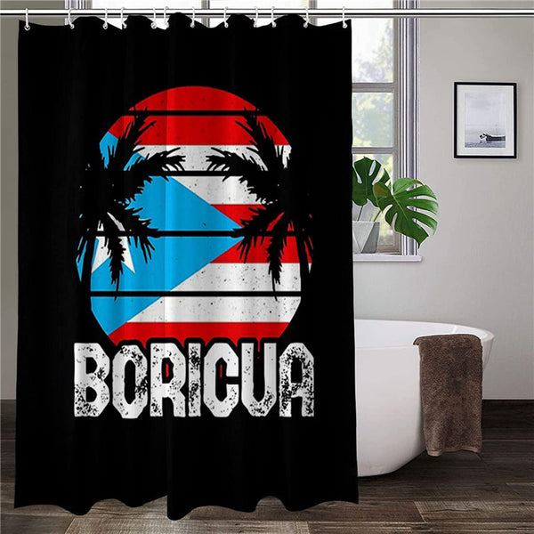 I am Boricua Shower Curtains - Regeneration Zone