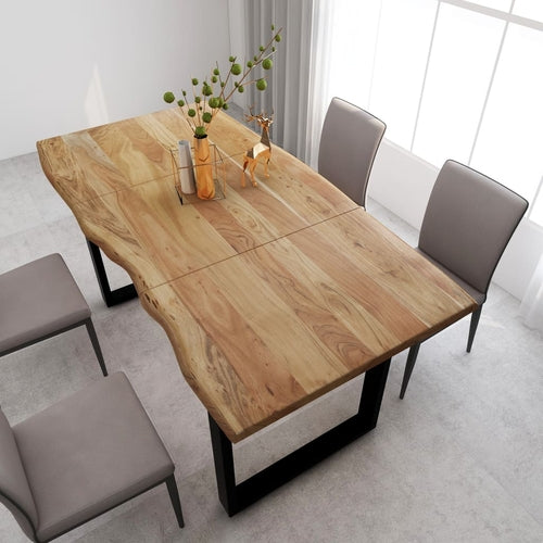 Dining Table 70.9"x35.4"x29.9" Solid Acacia Wood - Regeneration Zone