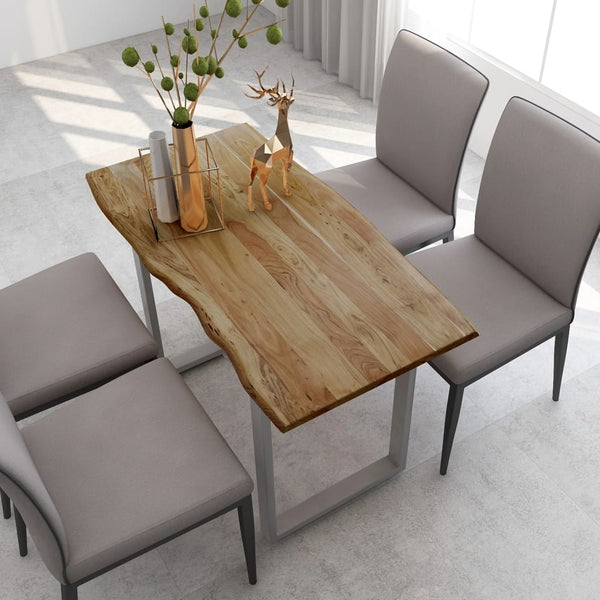 Dining Table 70.9"x35.4"x29.9" Solid Acacia Wood - Regeneration Zone