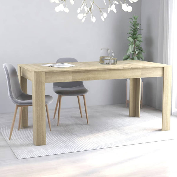 Dining Table White 63"x31.5"x30" Chipboard - Regeneration Zone