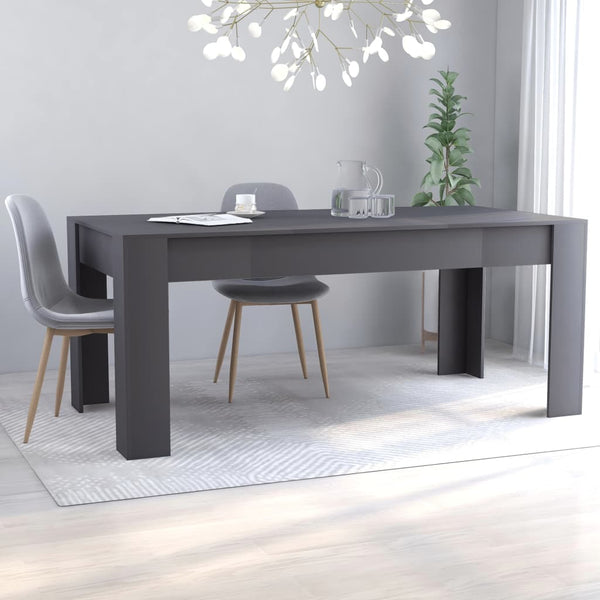 Dining Table White 63"x31.5"x30" Chipboard - Regeneration Zone