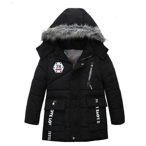 Boys Winter Coats&Jacket Children Zipper Long - Regeneration Zone