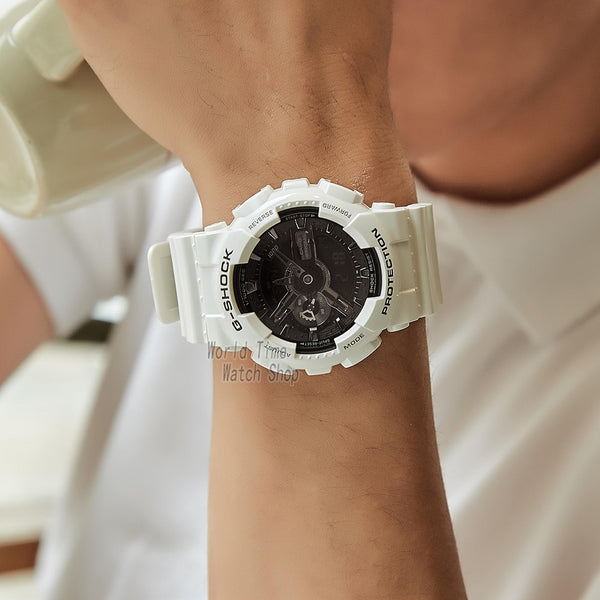 Casio G-Shock Men's Digital White Strap Watch - Regeneration Zone
