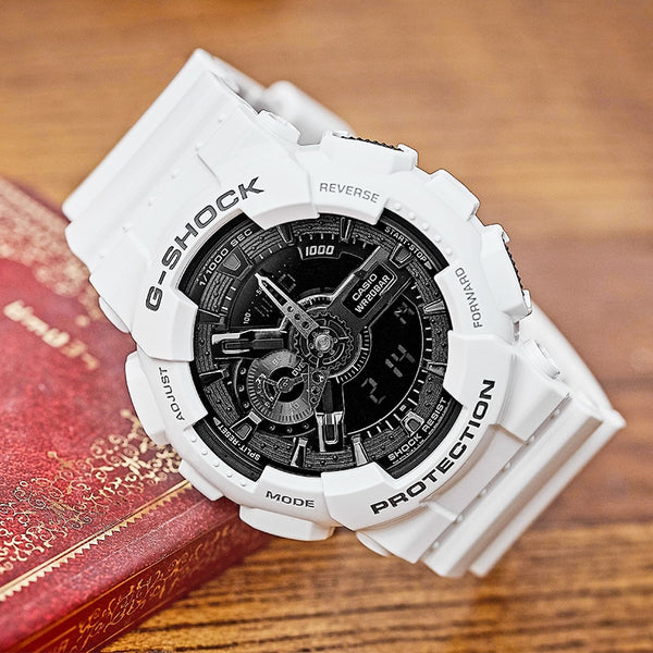 Casio G-Shock Men's Digital White Strap Watch - Regeneration Zone