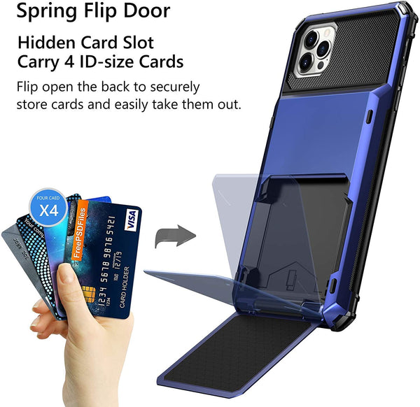 Card Slots Wallet Case Cover for iPhone 13 - Regeneration Zone