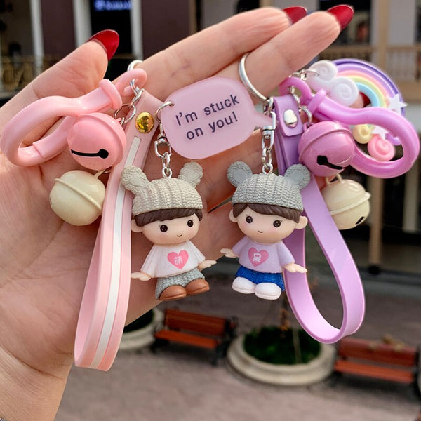 Kawaii Creative Couple Lovers Keychain - Regeneration Zone