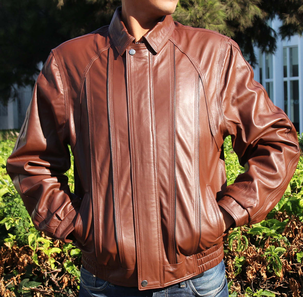 Theo - Leather  Jacket  for Men - Leather Genuine - Regeneration Zone