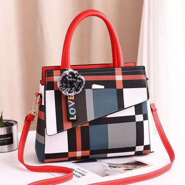 Patchwork Casual Large Shoulder Handbag - Regeneration Zone