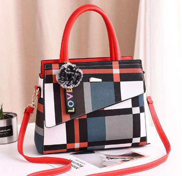 Patchwork Casual Large Shoulder Handbag - Regeneration Zone