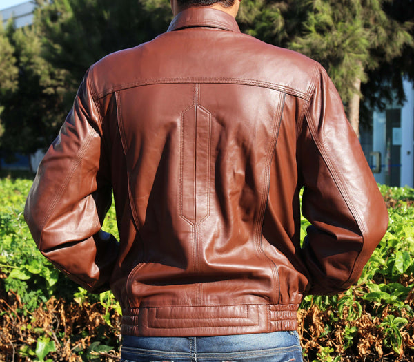 Theo - Leather  Jacket  for Men - Leather Genuine - Regeneration Zone