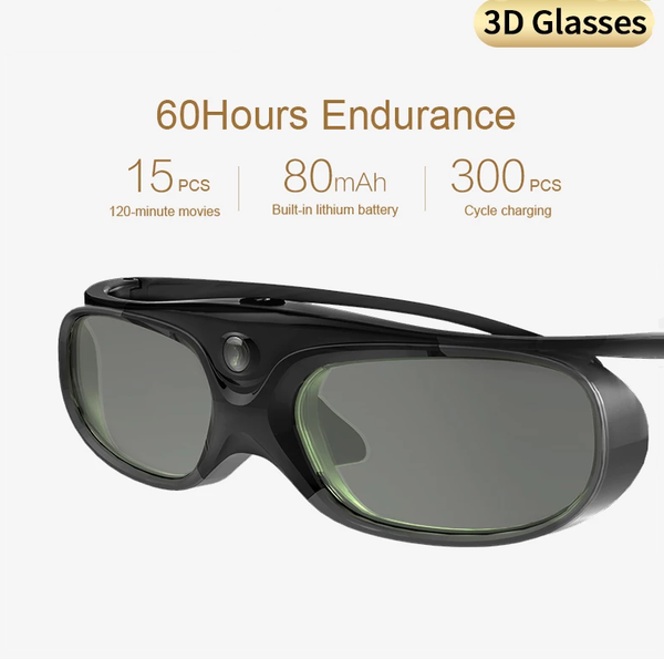 DLP-Link Active Shutter 3D Glasses Rechargeable LCD 3D Glass - Regeneration Zone