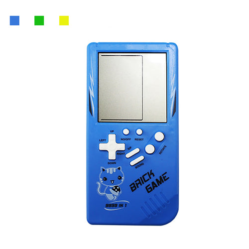 Retro Childhood Tetris Handheld Game Player Blue - Regeneration Zone