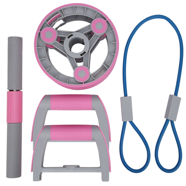 Multifunctional Abdominal Wheel Pull Strap Gym Fitness Training Set - Regeneration Zone