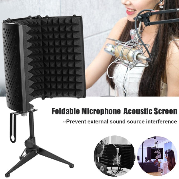 Microphone Isolation Shield Studio Mic Sound - Regeneration Zone