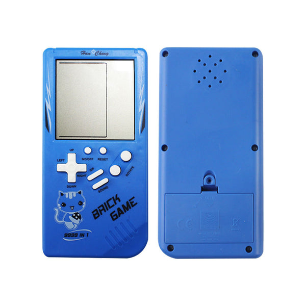 Retro Childhood Tetris Handheld Game Player Blue - Regeneration Zone