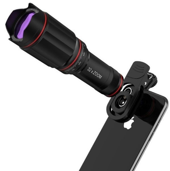 Ultra Crystal HD 32x Zoom Telescope Mobile Phone Camera Lens Set - Regeneration Zone