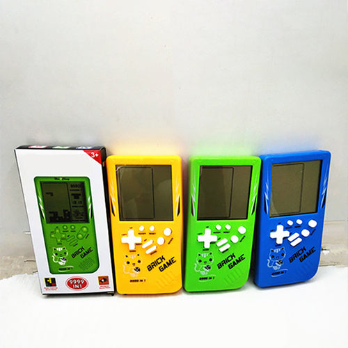 Retro Childhood Tetris Handheld Game Player Blue - Regeneration Zone