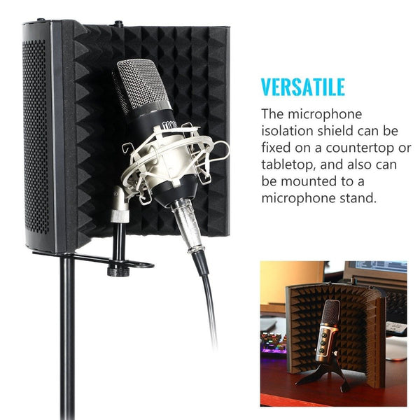 Microphone Isolation Shield Studio Mic Sound - Regeneration Zone