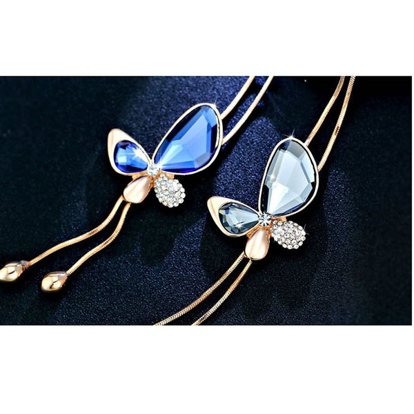 Crystal Butterfly Necklace - Regeneration Zone