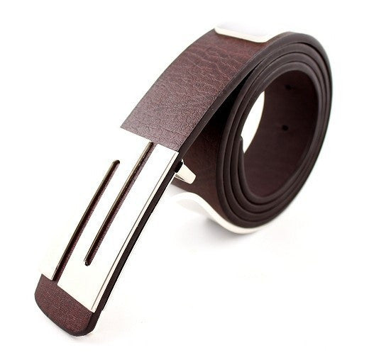 S smooth belt buckle gentleman British wind Mens belt - Regeneration Zone