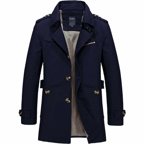 Mens Classic Trench Coat - Regeneration Zone